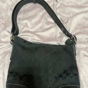 Coach Black Designer Shoulder Bag